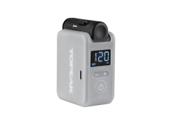 Topeak E-Booster 数字 自行车打气筒 Pv/安全阀 - 银色