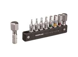 Topeak Inbus Bit Set Lang 9-Teilig 1.5-10mm - Silber/Schwarz