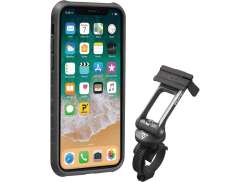 Topeak RideCase iPhone X/XS Komplet - Sort