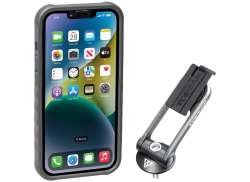 Topeak RideCase Puhelin Case iPhone 14 Plus Sis&auml;ltyy. Asentaa - Musta