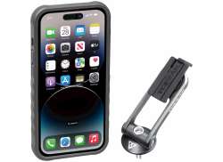 Topeak RideCase Telefon Kryt iPhone 14 Pro Včetně. Drž&aacute;k - Čern&aacute;