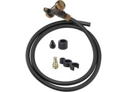 Topeak Tubi-头 泵压头 + 气筒软管 - 黑色