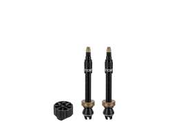 Topeak TurboFlow Бескамерный Ниппель Набор 45mm - Черный (2)