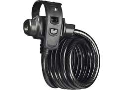Trelock Espiral Candado De Cable SK222 &Oslash;10mm 180cm / Fixxgo Soporte