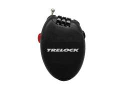 Trelock 口袋 RK 260 钢缆锁 Ø1.6mm 75cm - 黑色