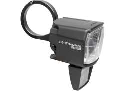 Trelock Lighthammer LS890-T Farol LED 100Lux E-Bike - Preto