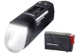 Trelock LS760 I-Go ビジョン 照明セット LED バッテリー - ブラック