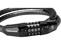 Trelock PK 260 Code Cable Lock Ø15mm 100cm - Black