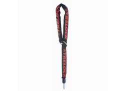 Trelock Plug-In Chain ZR 355 &#216;6mm 100cm - Black/Red
