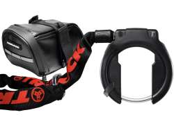 Trelock RS 453 Sistema De Bloqueo Para Cuadro Juego 100cm Ø6mm AZ Pata De Cabra - Negro