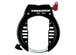 Trelock RS300 フレーム ロック NAZ フレックス マウント - ブラック