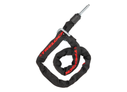 Trelock ZR 355 Plug-In Kjede 100cm 6mm - Svart/R&oslash;d