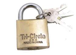 Tri-Circle Cadenas 38mm - Or/Argent