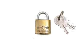 Tri-Circle Lucchetto 20mm - Oro/Argento