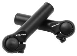 Trivio Barra Ends Basic 95mm - Negro