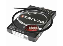 Trivio Cable De Freno Kit Race Completo Inox - Negro