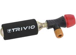 Trivio CO2 Adapter mit Kartusche 16g + Neopren Hülse