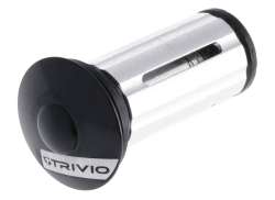 Trivio Espansore 50mm 1-1/8 &Oslash;22mm + Topcap Convesso - Nero