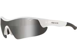 Trivio Vento Nova Cykelbriller Mirror - Hvid