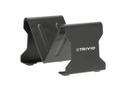 Trivio Voorwiel Standaard Staal - Zwart