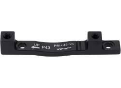 TRP ディスク ブレーキ アダプター Post マウント +43mm - ブラック