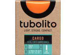 Tubolito Cargo/e-Cargo Chambre &Agrave; Air 20 x 1.75 - 2.5 Valve Schrader - Orange.