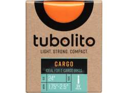 Tubolito Cargo/e-Cargo Innerrör 24 x 1.75 - 2.5 Pv - Orange.
