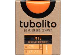 Tubolito Tubo Btt Tubo Interior 27.5x1.80-2.50&quot; Vp 42 - Laranja