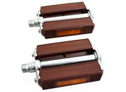 Union 685H Pedals Steel/PVC - Brown/Silver