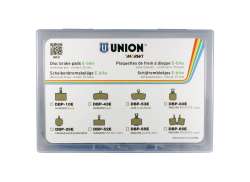 Union DBP-55E Pastilha De Trav&atilde;o De Disco Conjunto Org&acirc;nico/Kevlar - (25)