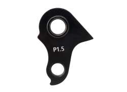 Union GH-319 Derailleurpad Aluminium - Zwart