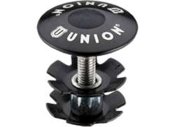 Union Plug/Cover A-head 1 1/8 Inch - Black