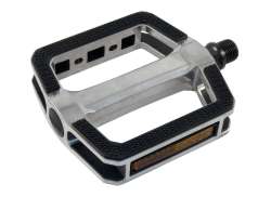 Union SP-180 Pedal 9/16" 3/32" Alu Reflectante - Plata/Negro