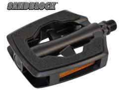 Union SP-2890 Педали Sandblock - Матовый Черный