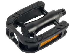 Union SP-824 Pedal 9/16" Anti-Patinaje Reflectante - Matt Negro