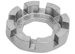 Unior 1631/5 Runder Speichenschl&#252;ssel 3.3 - 5.5mm - Silber