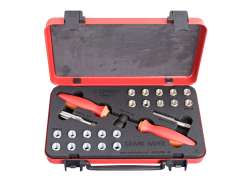 Unior 1695MB1-US Crank Saver Kit For. Pedal Repair - Red