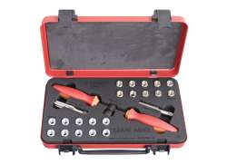 Unior 1695MB1-US Crank Saver Kit tbv. Pedaal Reparatie- Rood