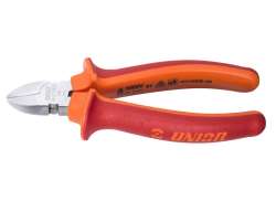 Unior Alicate De Corte Diagonal 160mm - Laranja/Vermelho