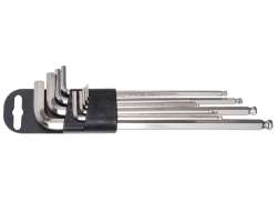 Unior Allen Key set 9-Parts Long Version - Gray