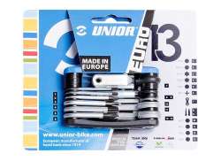 Unior 多功能工具 13-零件 - 蓝色/黑色/银色