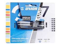 Unior 多功能工具 7-零件 - 蓝色/黑色/银色