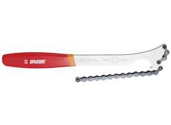 Unior Freewheel Remover Incl. Chain Whip - Red/Orange