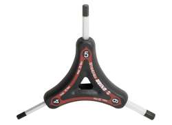 Unior Hex Y-N&oslash;gle 2/2.5/3mm - Sort/R&oslash;d