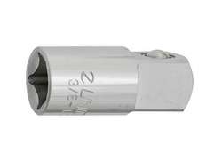 Unior Lock Adapter 3/8 - 1/4 Tum - Silver