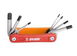 Unior Multi-Outils 7-Pi&egrave;ces - Orange/Rouge