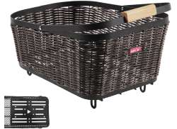 Unix Baldo Cesta Para Bicicleta Para Parte Trasera 25L Universal - Mimbre Marrón