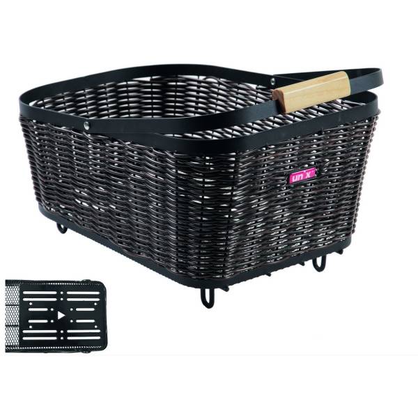 Sanfly Achter Fietsmand Draagbare Universele Fiets Cargo Rack Mand met Reflecterende Strip Metalen Fietsmand voor Mountain Road Vouwfietsen