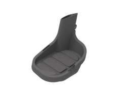 Urban Iki Foot Rest Right Front - Gray