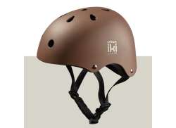 Urban Iki 子供用 サイクリング ヘルメット Kurumi ブラウン - M 50-54 cm